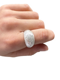 Structured Bubble Ring